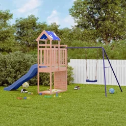 vidaXL Parque infantil de exterior madera maciza Douglas3156935 Clearance