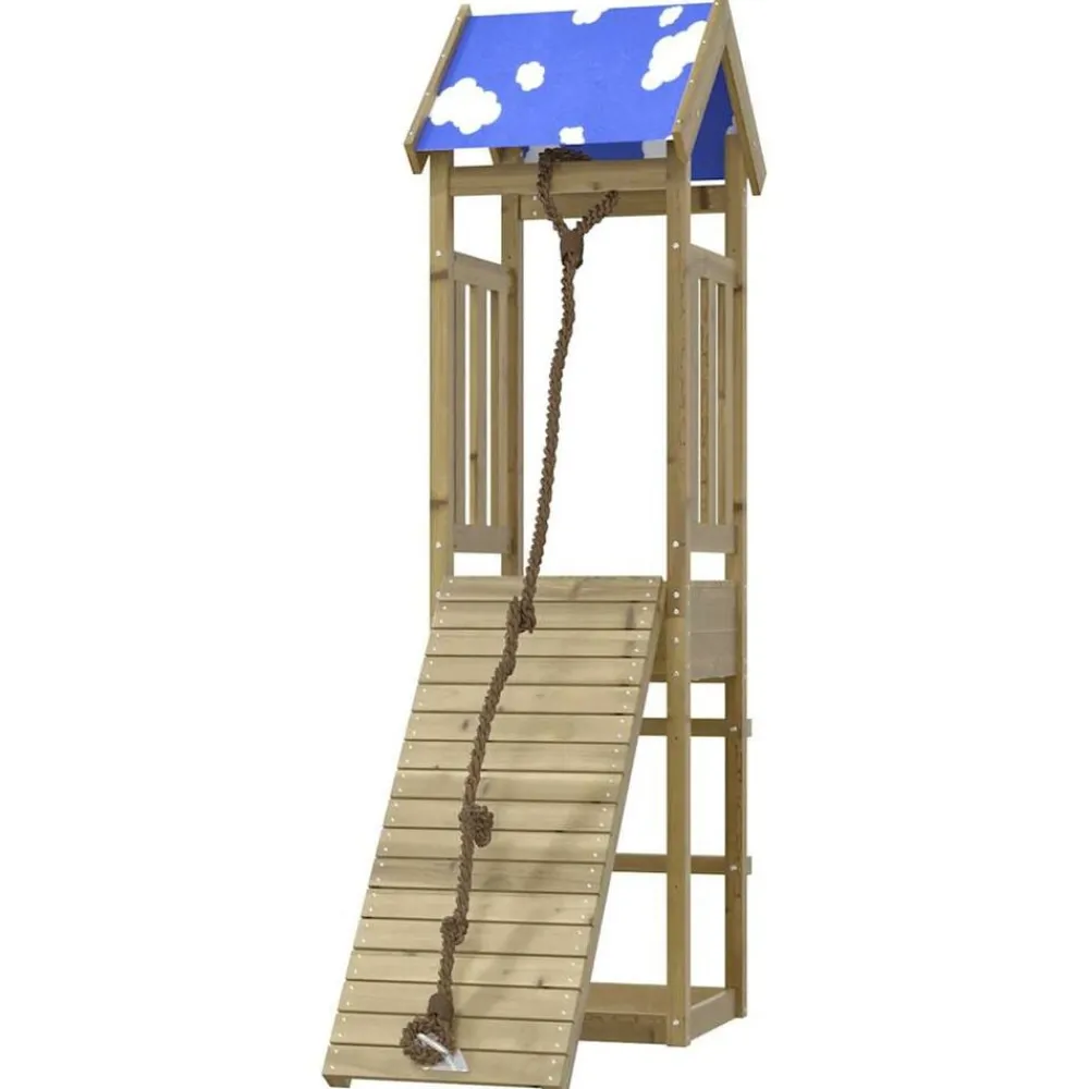 vidaXL Parque infantil de exterior madera de pino impregnada Outlet