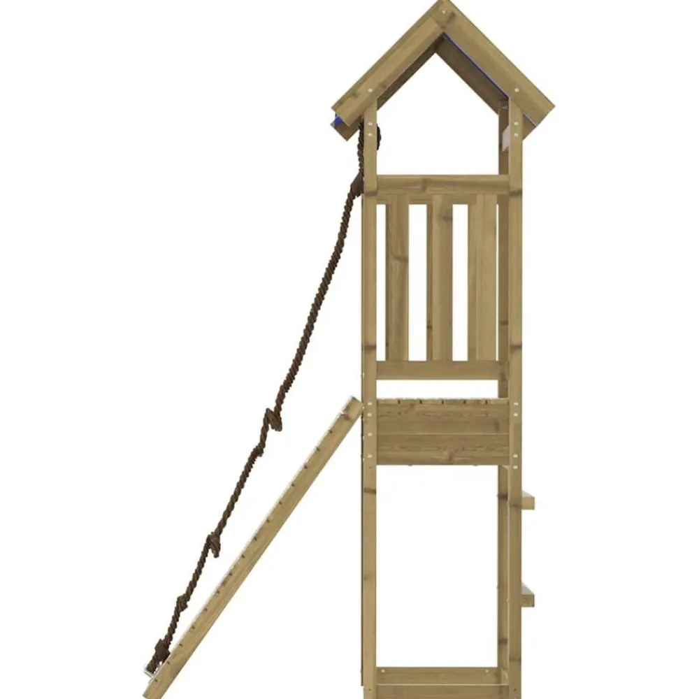 vidaXL Parque infantil de exterior madera de pino impregnada Outlet