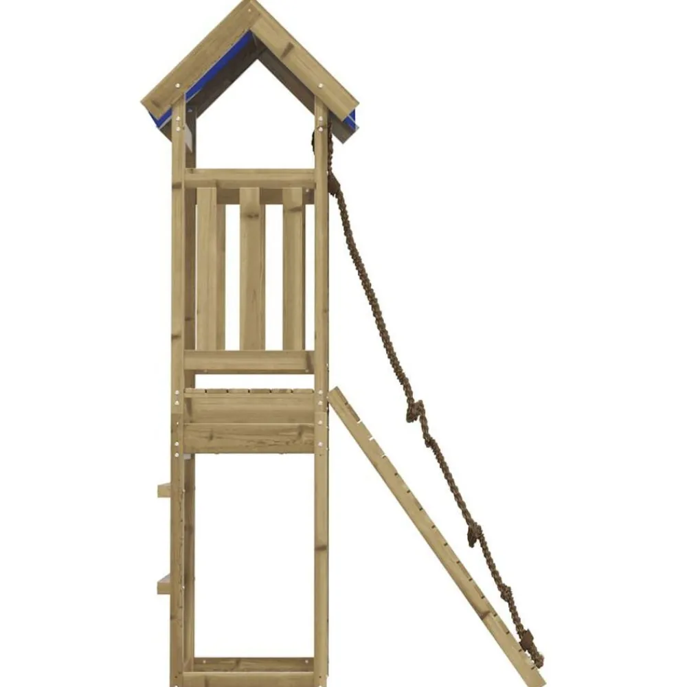 vidaXL Parque infantil de exterior madera de pino impregnada Outlet