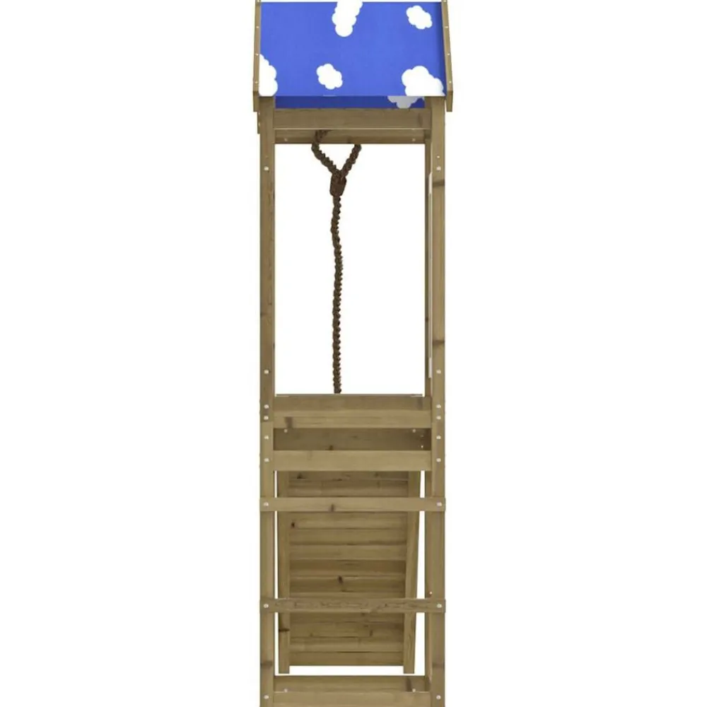vidaXL Parque infantil de exterior madera de pino impregnada Outlet