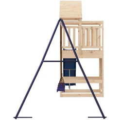 vidaXL Parque infantil de exterior madera maciza de pino Clearance