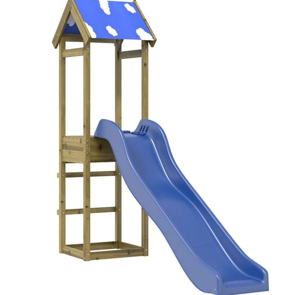 vidaXL Parque infantil de exterior madera de pino impregnada Discount