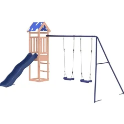 vidaXL Parque infantil de exterior madera maciza Douglas3156935 Online