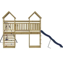 vidaXL Parque infantil de exterior madera de pino impregnada New