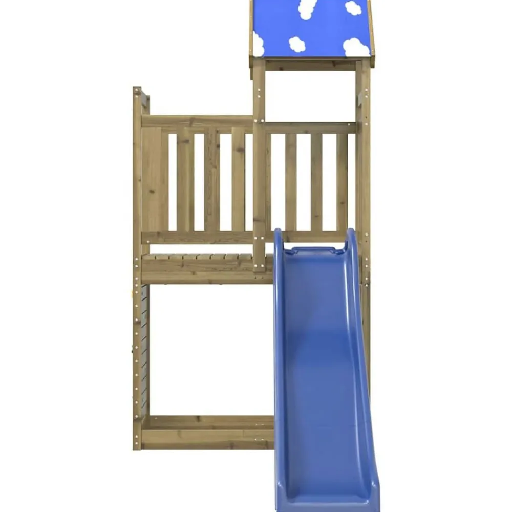 vidaXL Parque infantil de exterior madera de pino impregnada Best