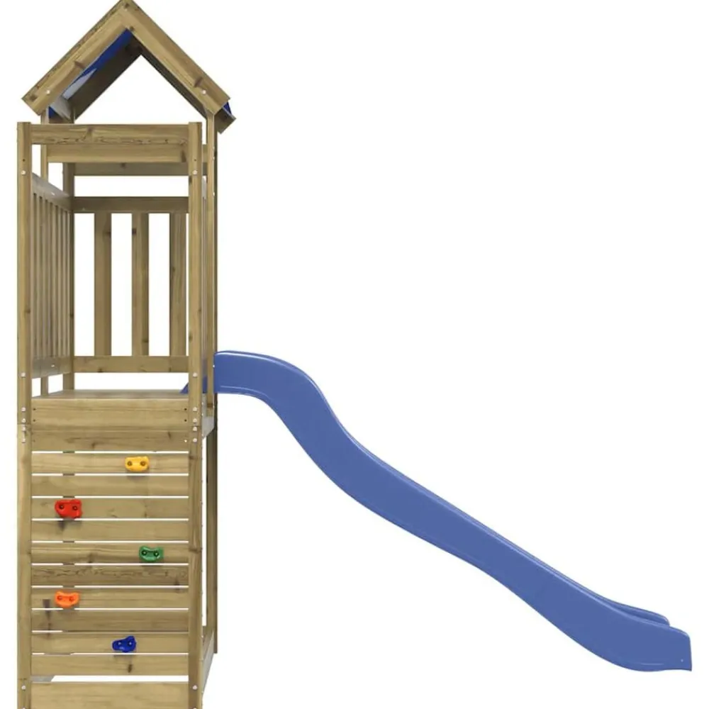 vidaXL Parque infantil de exterior madera de pino impregnada Best