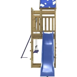 vidaXL Parque infantil de exterior madera de pino impregnada New