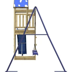 vidaXL Parque infantil de exterior madera de pino impregnada New