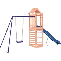 vidaXL Parque infantil de exterior madera maciza Douglas