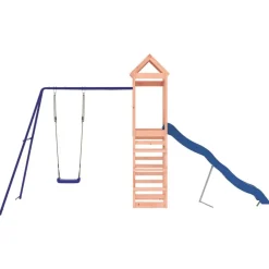 vidaXL Parque infantil de exterior madera maciza Douglas