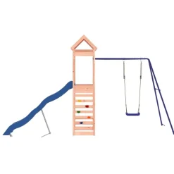 vidaXL Parque infantil de exterior madera maciza Douglas