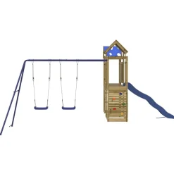 vidaXL Parque infantil de exterior madera de pino impregnada Discount