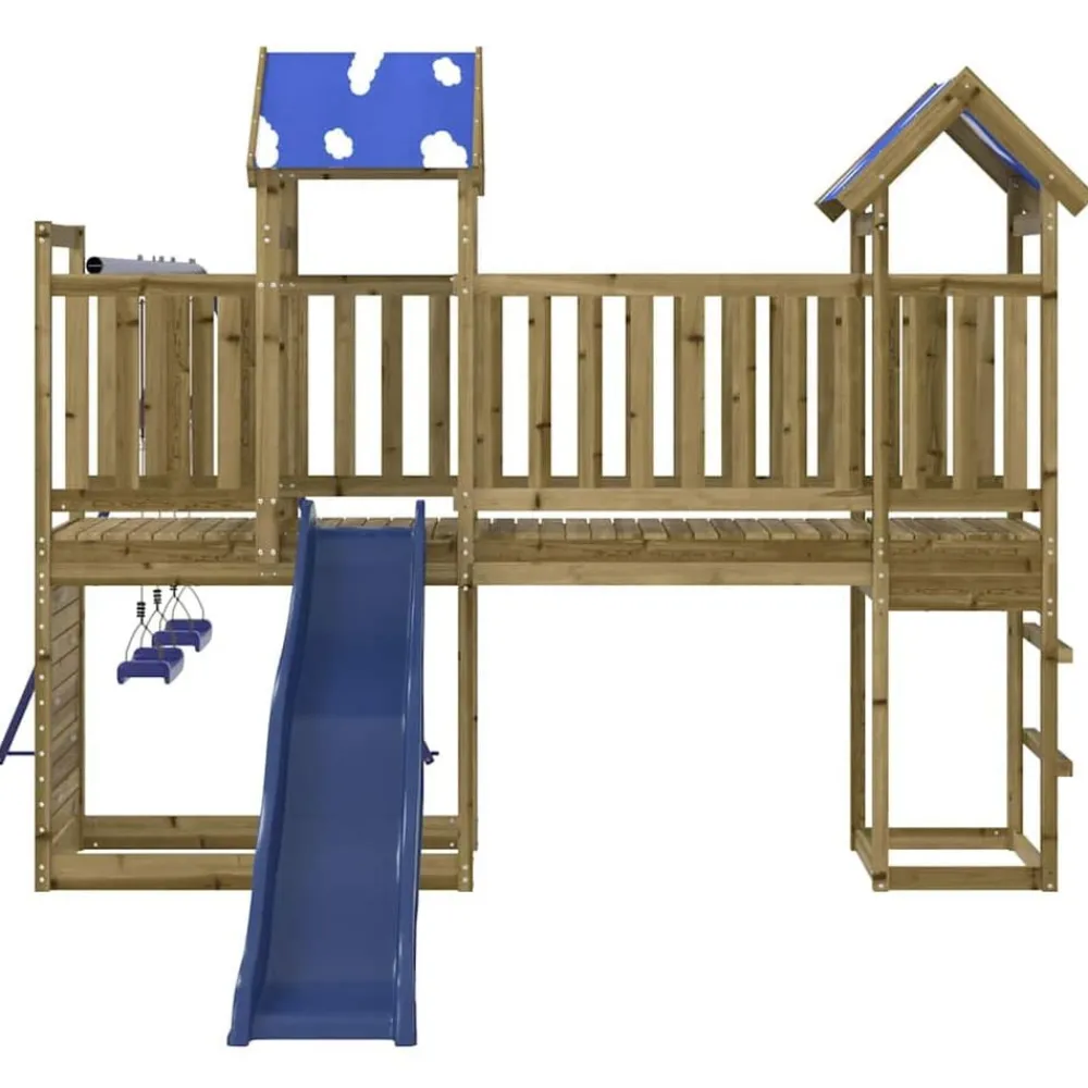 vidaXL Parque infantil de exterior madera de pino impregnada Discount