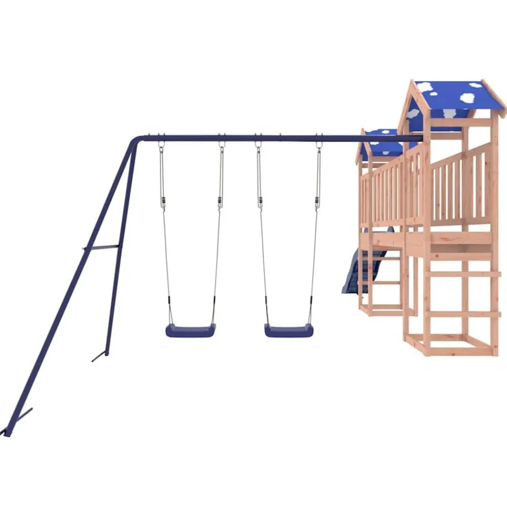 vidaXL Parque infantil de exterior madera maciza Douglas3156935 Sale