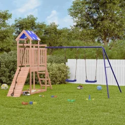 vidaXL Parque infantil de exterior madera maciza Douglas3156935 New