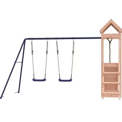 vidaXL Parque infantil de exterior madera maciza Douglas3156935 New