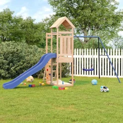 vidaXL Parque infantil de exterior madera maciza de pino Discount