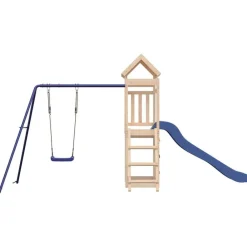 vidaXL Parque infantil de exterior madera maciza de pino Discount