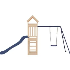 vidaXL Parque infantil de exterior madera maciza de pino Discount