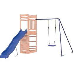 vidaXL Parque infantil de exterior madera maciza Douglas Hot