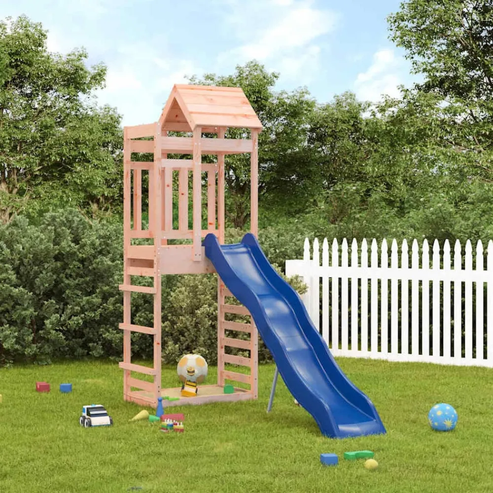 vidaXL Parque infantil de exterior madera maciza Douglas Sale