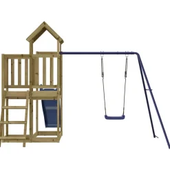 vidaXL Parque infantil de exterior madera de pino impregnada Hot