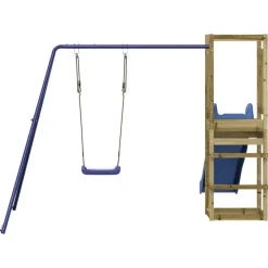 vidaXL Parque infantil de exterior madera de pino impregnada Hot