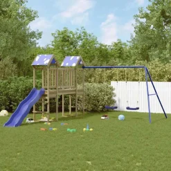 vidaXL Parque infantil de exterior madera de pino impregnada Sale