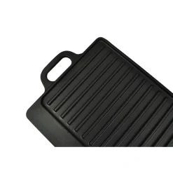 vidaXL Parrilla grill reversible hierro fundido 50x23 cm