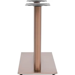 vidaXL Pata de mesa de bistró acero inoxidable latón 70x40x72 cm Dorado New