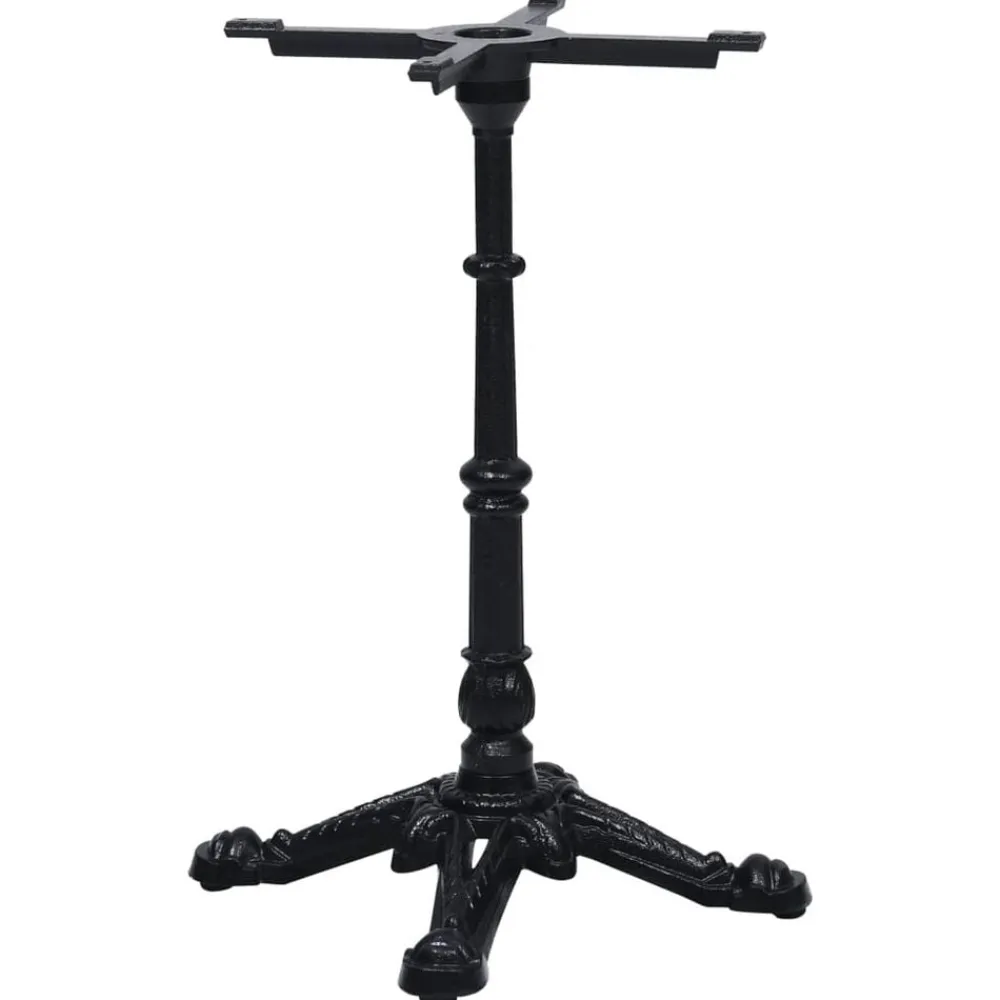 vidaXL Pata de mesa de bistró negra 52x52x72 cm de hierro fundido Sale
