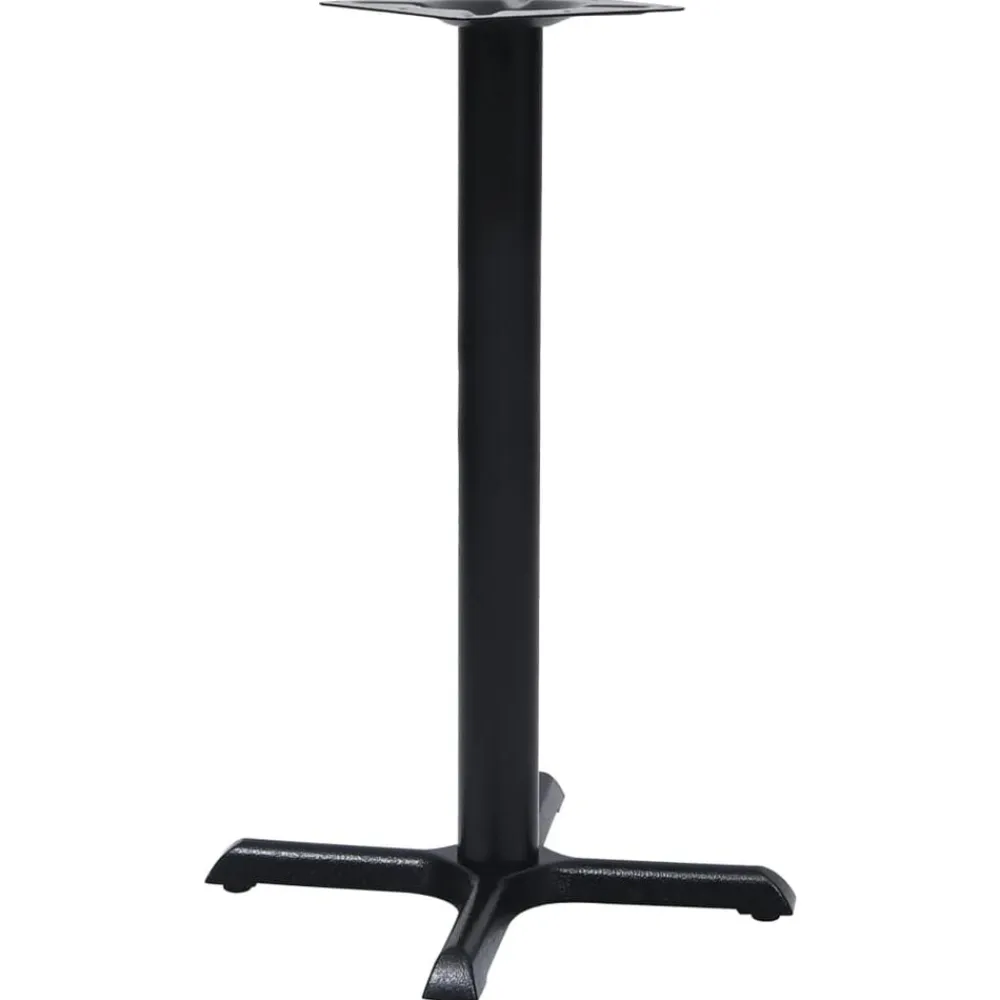 vidaXL Pata de mesa de bistró negra 56x56x72 cm de hierro fundido Outlet