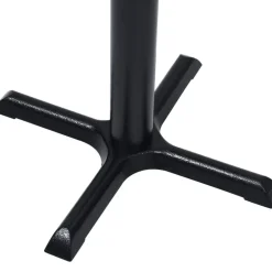 vidaXL Pata de mesa de bistró negra 56x56x72 cm de hierro fundido Outlet