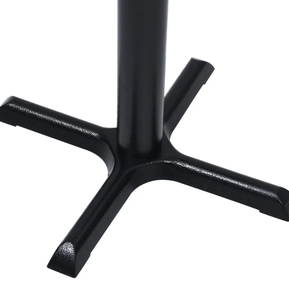 vidaXL Pata de mesa de bistró negra 56x56x72 cm de hierro fundido Outlet
