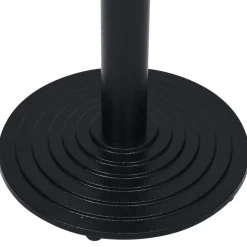 vidaXL Accesorios Para Mesas-Pata de mesa de bistró negra Ø43x107 cm Hierro fundido