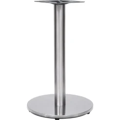 vidaXL Pata de mesa de bistró plateada Ø45x72 cm acero inoxidable Discount
