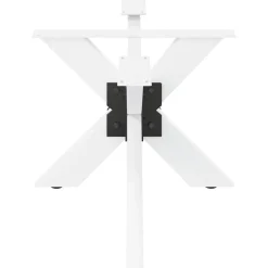 vidaXL Accesorios Para Mesas-Pata para mesa de centro con forma de araña, color , 98 x 58 x (42-43) cm, acero