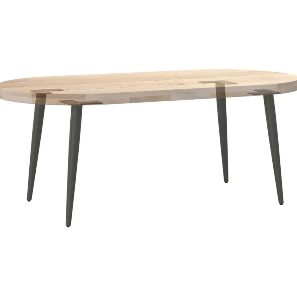 vidaXL Patas cónicas para mesa de centro (4 unidades), , 30-31 cm, acero Antracita New