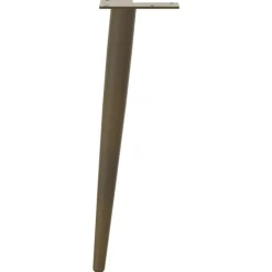 vidaXL Accesorios Para Mesas-Patas cónicas para mesa de centro , 4 unidades, acero , 30-31 cm