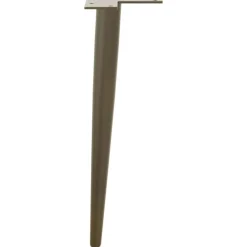 vidaXL Accesorios Para Mesas-Patas cónicas para mesa de centro , 4 unidades, acero , 30-31 cm