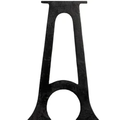 vidaXL Accesorios Para Mesas-Patas de banco base arqueada en forma de A hierro fundido2 uds