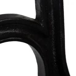 vidaXL Accesorios Para Mesas-Patas de banco base arqueada en forma de A hierro fundido2 uds