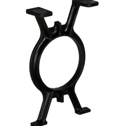 vidaXL Patas de banco en forma de O 2 unidades hierro fundido Clearance