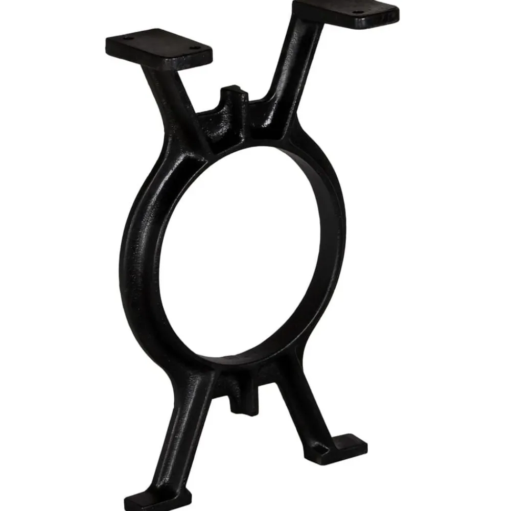 vidaXL Patas de banco en forma de O 2 unidades hierro fundido Clearance