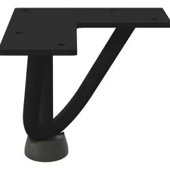 vidaXL Accesorios Para Mesas-Patas de horquilla para mesa de centro (4 unidades), color , 10 cm, acero macizo