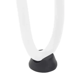 vidaXL Patas de horquilla para mesa de centro (4 unidades), color , 10 cm, acero macizo Blanco New