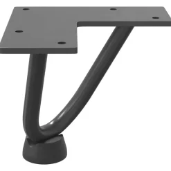 vidaXL Accesorios Para Mesas-Patas de horquilla para mesa de centro (4 unidades, , 10 cm, acero macizo)