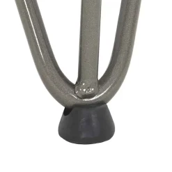vidaXL Patas de horquilla para mesa de centro (4 unidades, acero , 10 cm, acero macizo) Natural Best