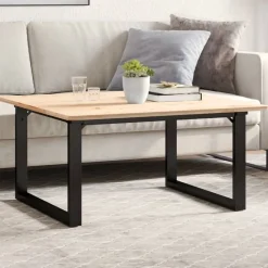 vidaXL Accesorios Para Mesas-Patas de mesa de centro estructura O acero 80x70x43 cm